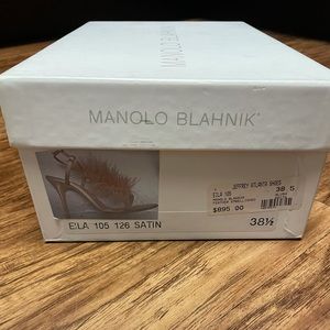 Manolo Satin Sandal